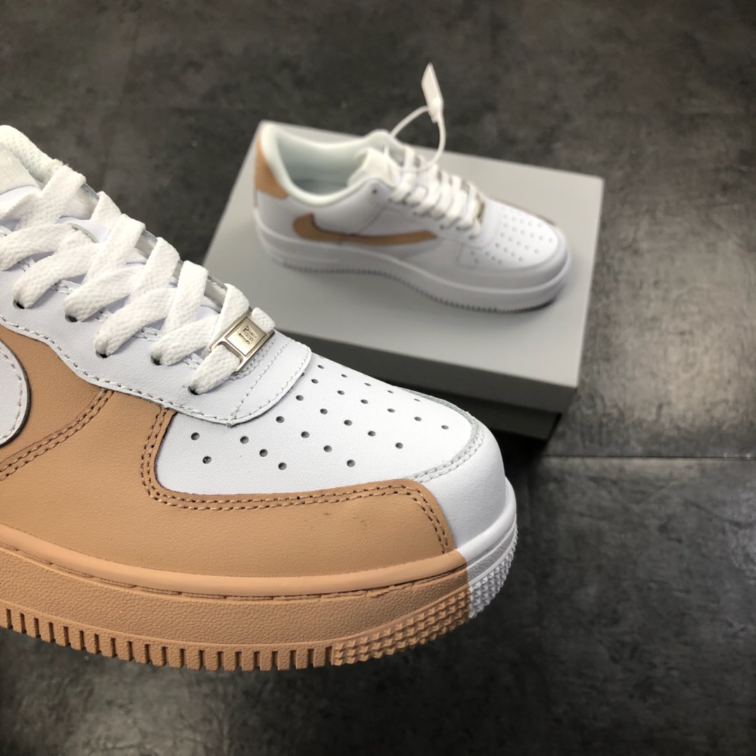 220Nike Air Force 1 Low 耐克 不规则拼接 空军低帮板鞋 Ins爆款 泫雅风结合 杨幂上脚同款当下火热元素 315124-200