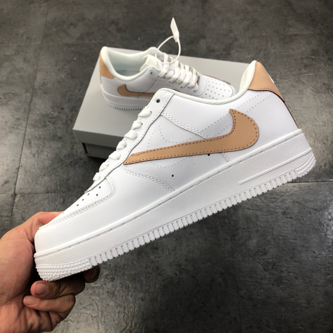 220Nike Air Force 1 Low 耐克 不规则拼接 空军低帮板鞋 Ins爆款 泫雅风结合 杨幂上脚同款当下火热元素 315124-200