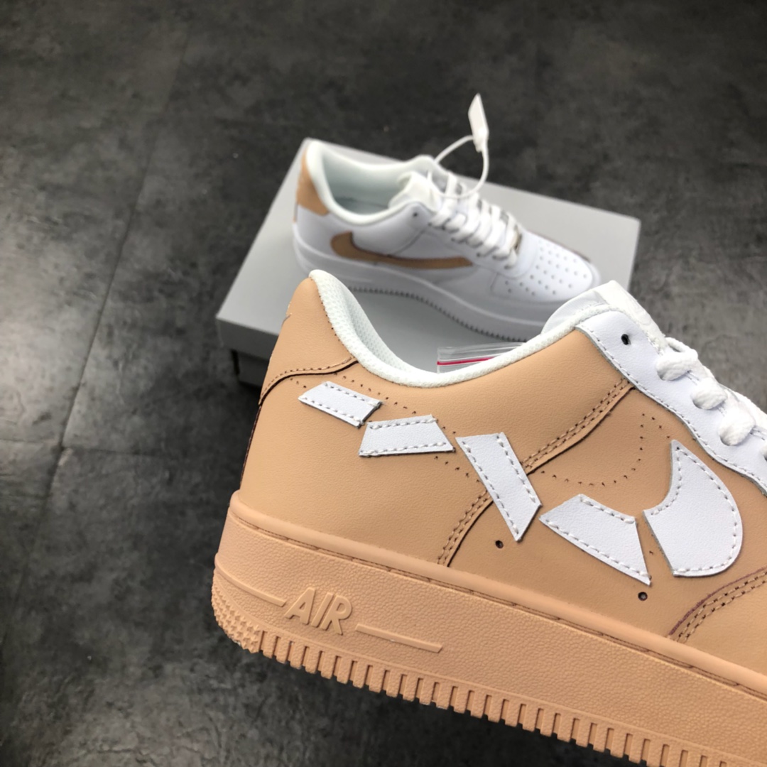 220Nike Air Force 1 Low 耐克 不规则拼接 空军低帮板鞋 Ins爆款 泫雅风结合 杨幂上脚同款当下火热元素 315124-200