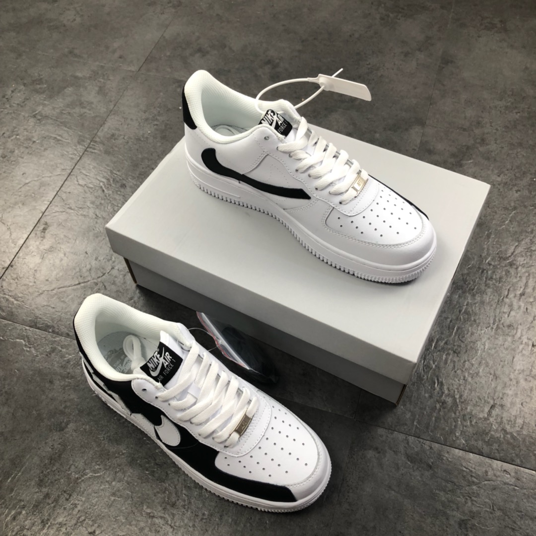 220Nike Air Force 1 Low 耐克 不规则拼接 空军低帮板鞋 Ins爆款 泫雅风结合 杨幂上脚同款当下火热元素 315124-011