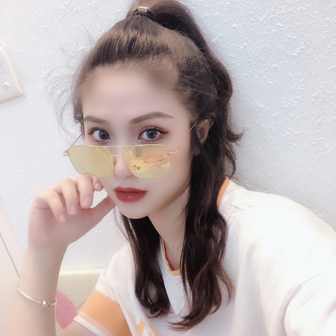 Dior Sunglasses Blue Gold