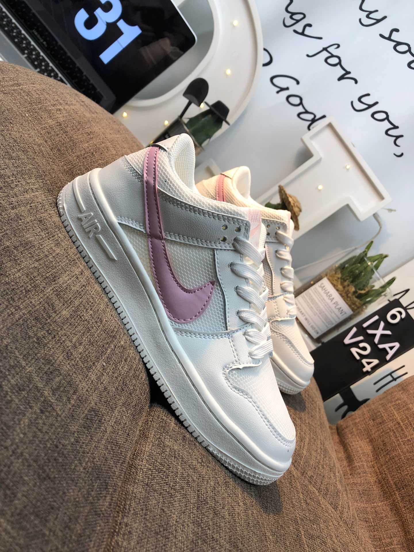 120  Nike Air Force 1 空军一号透气大网  AF1休闲板鞋