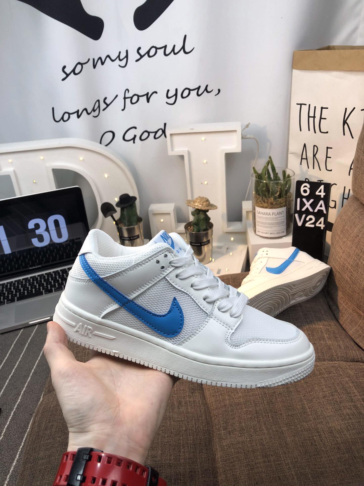 120  Nike Air Force 1 空军一号透气大网  AF1休闲板鞋
