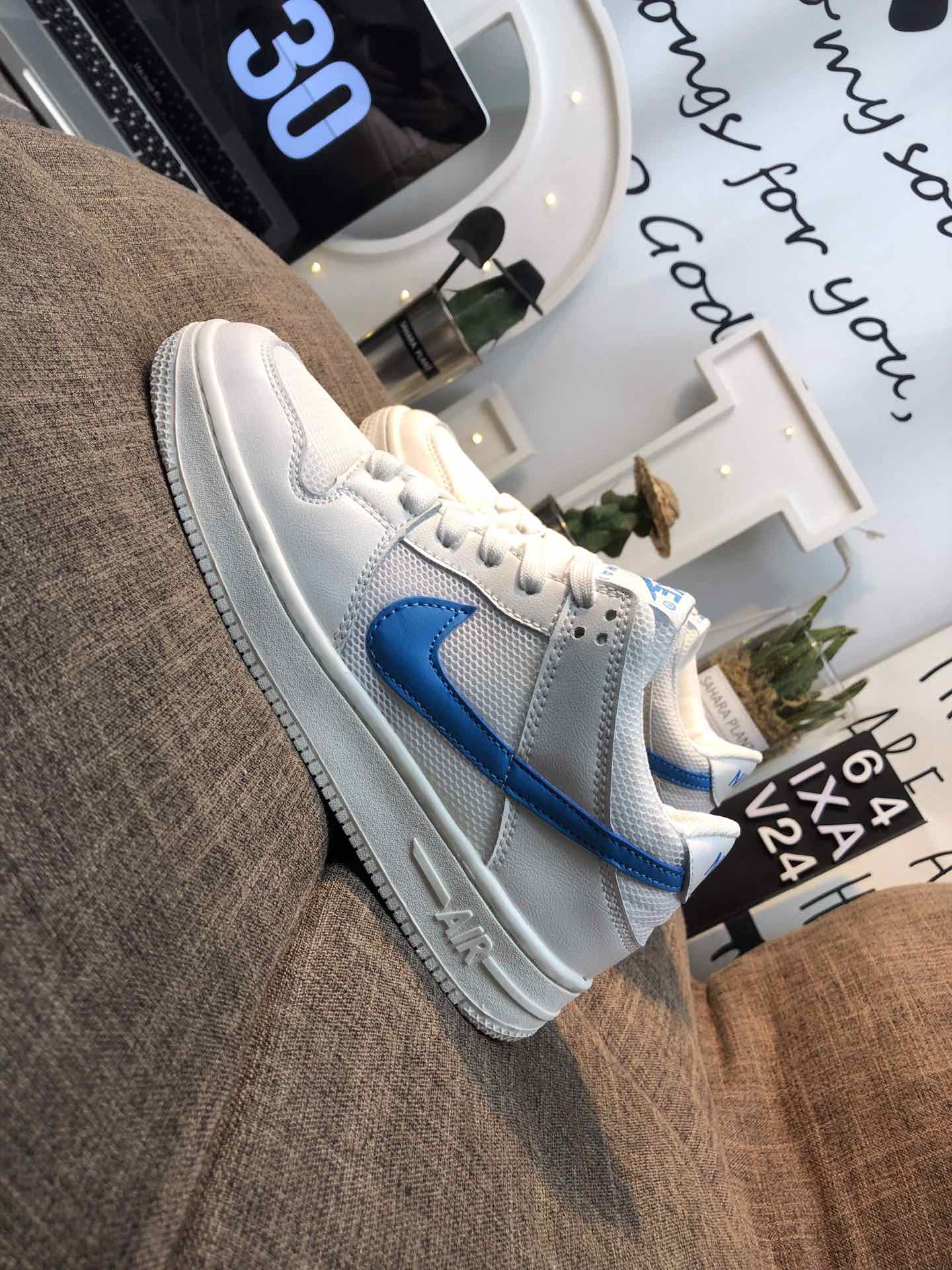 120  Nike Air Force 1 空军一号透气大网  AF1休闲板鞋