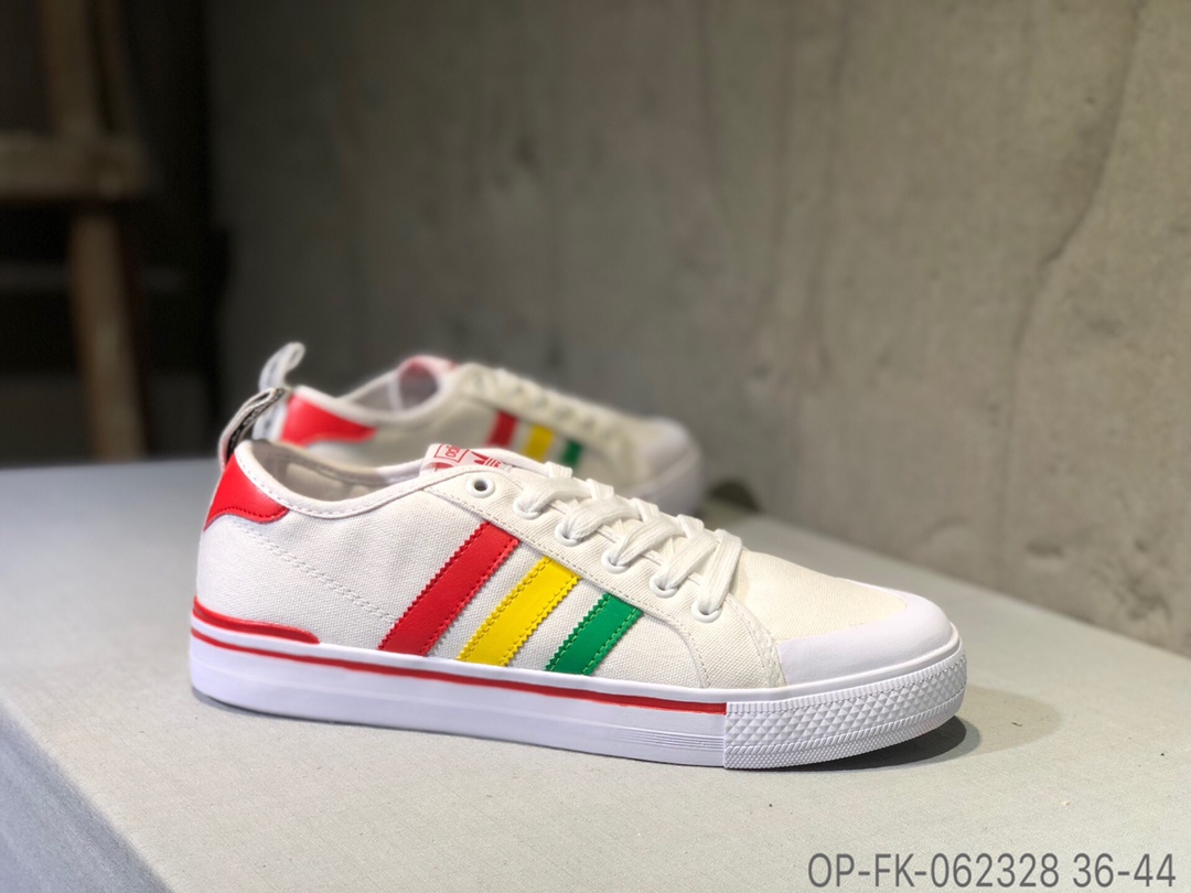 100Adidas Clementes 三叶草校园帆布鞋