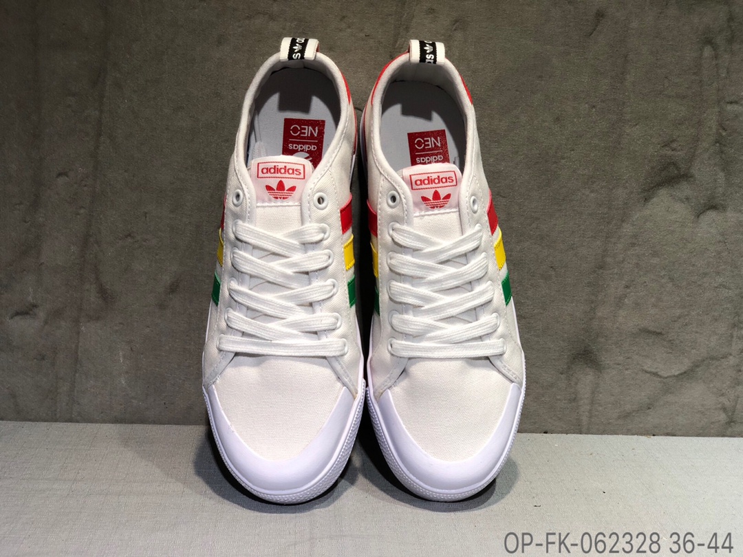 100Adidas Clementes 三叶草校园帆布鞋