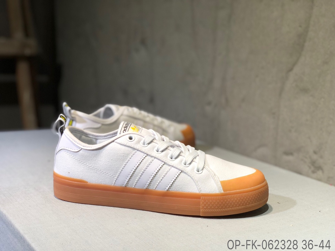 100Adidas Clementes 三叶草校园帆布鞋