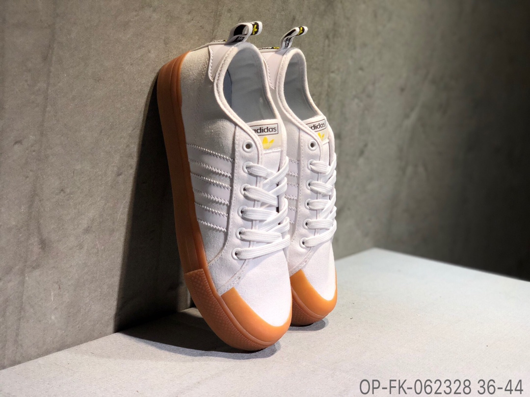 100Adidas Clementes 三叶草校园帆布鞋