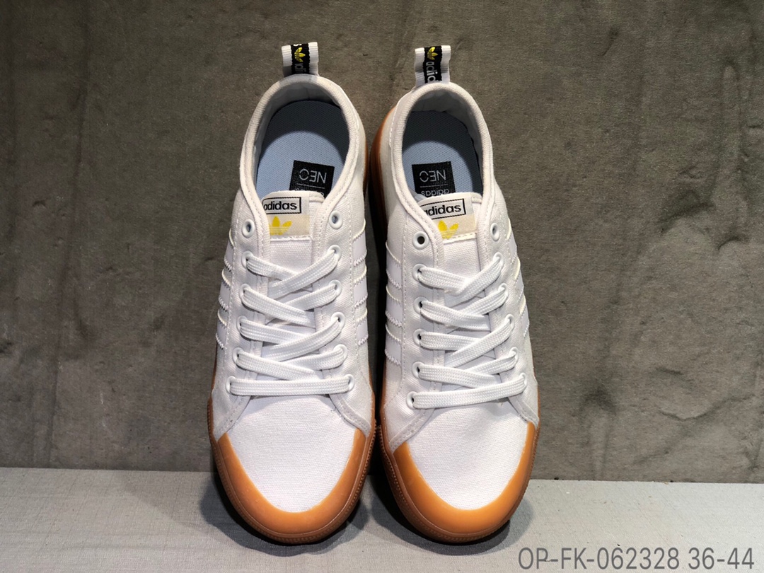 100Adidas Clementes 三叶草校园帆布鞋