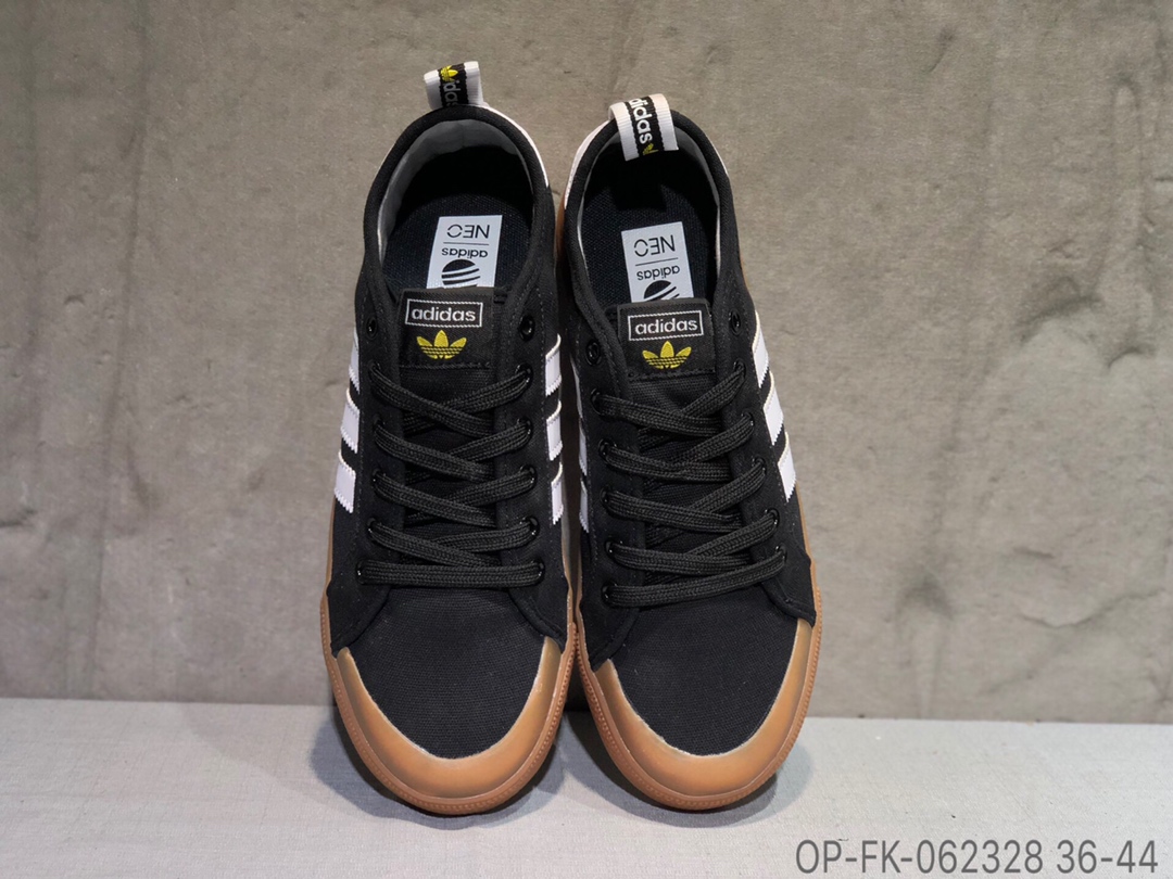 100Adidas Clementes 三叶草校园帆布鞋