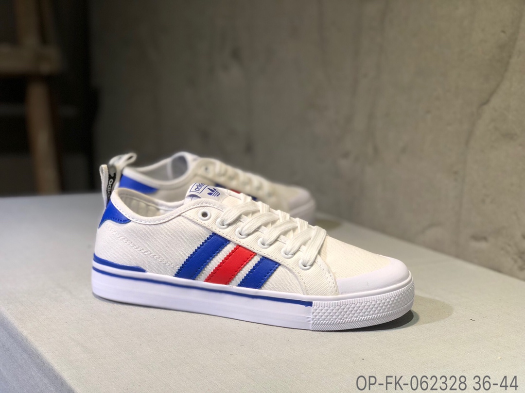 100Adidas Clementes 三叶草校园帆布鞋