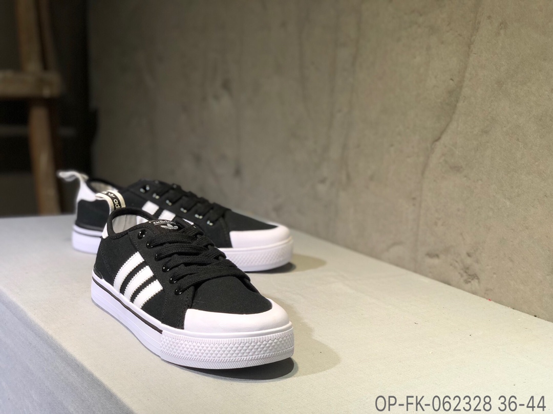 100Adidas Clementes 三叶草校园帆布鞋