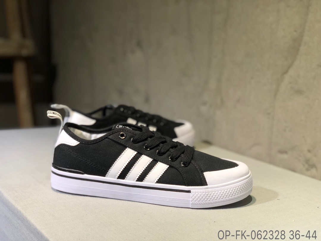 100Adidas Clementes 三叶草校园帆布鞋