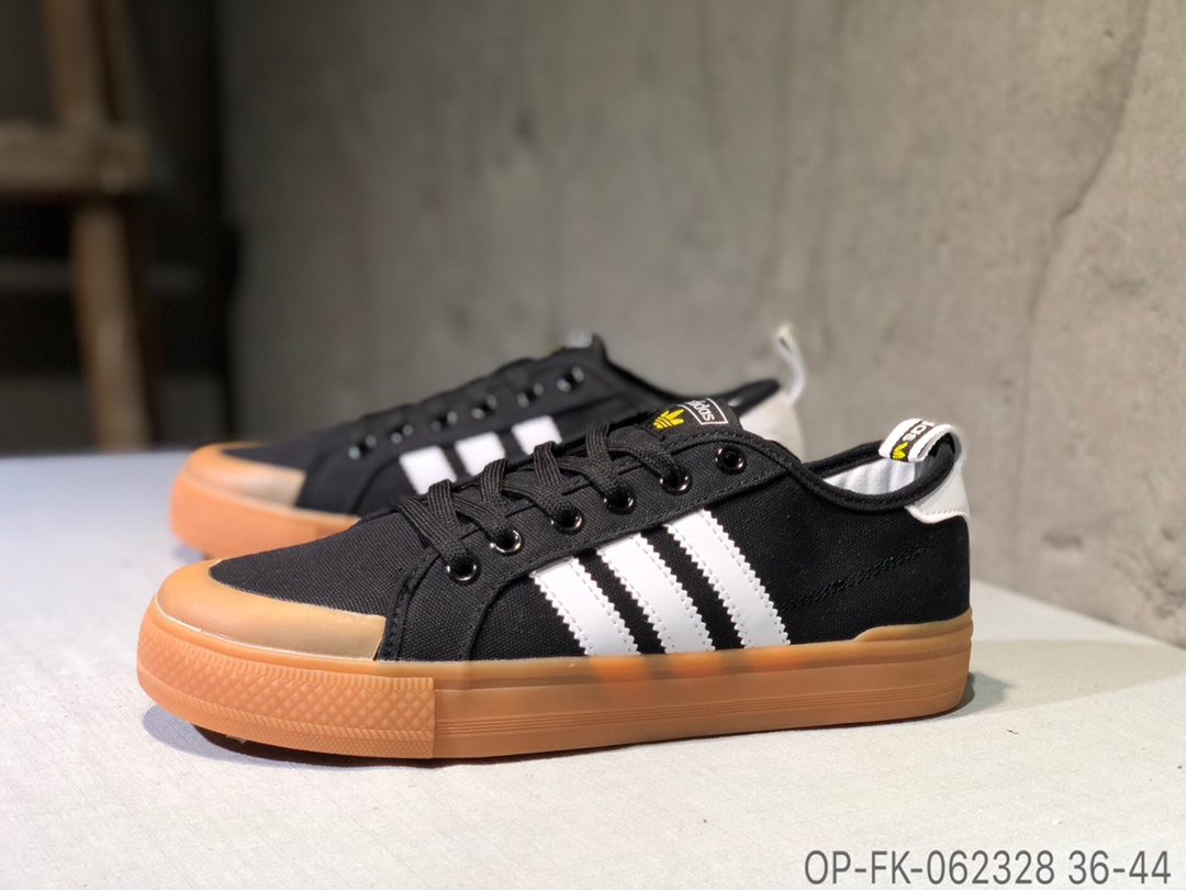 100Adidas Clementes 三叶草校园帆布鞋