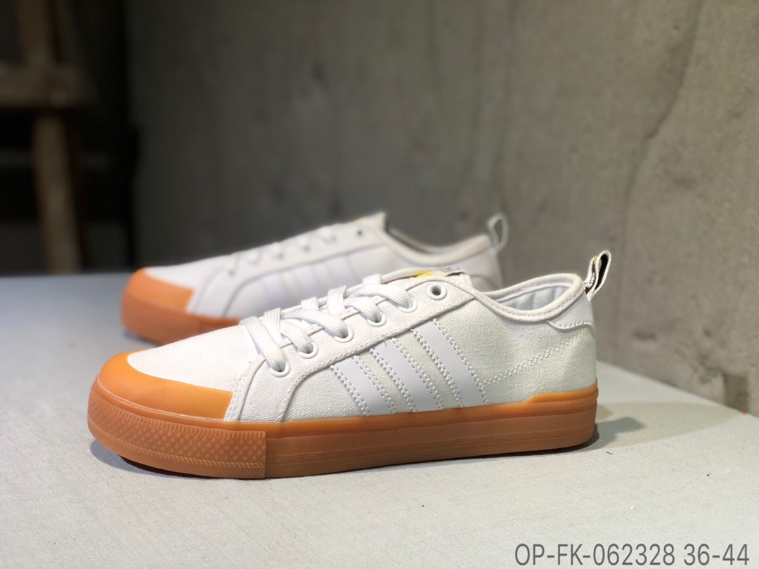 100Adidas Clementes 三叶草校园帆布鞋