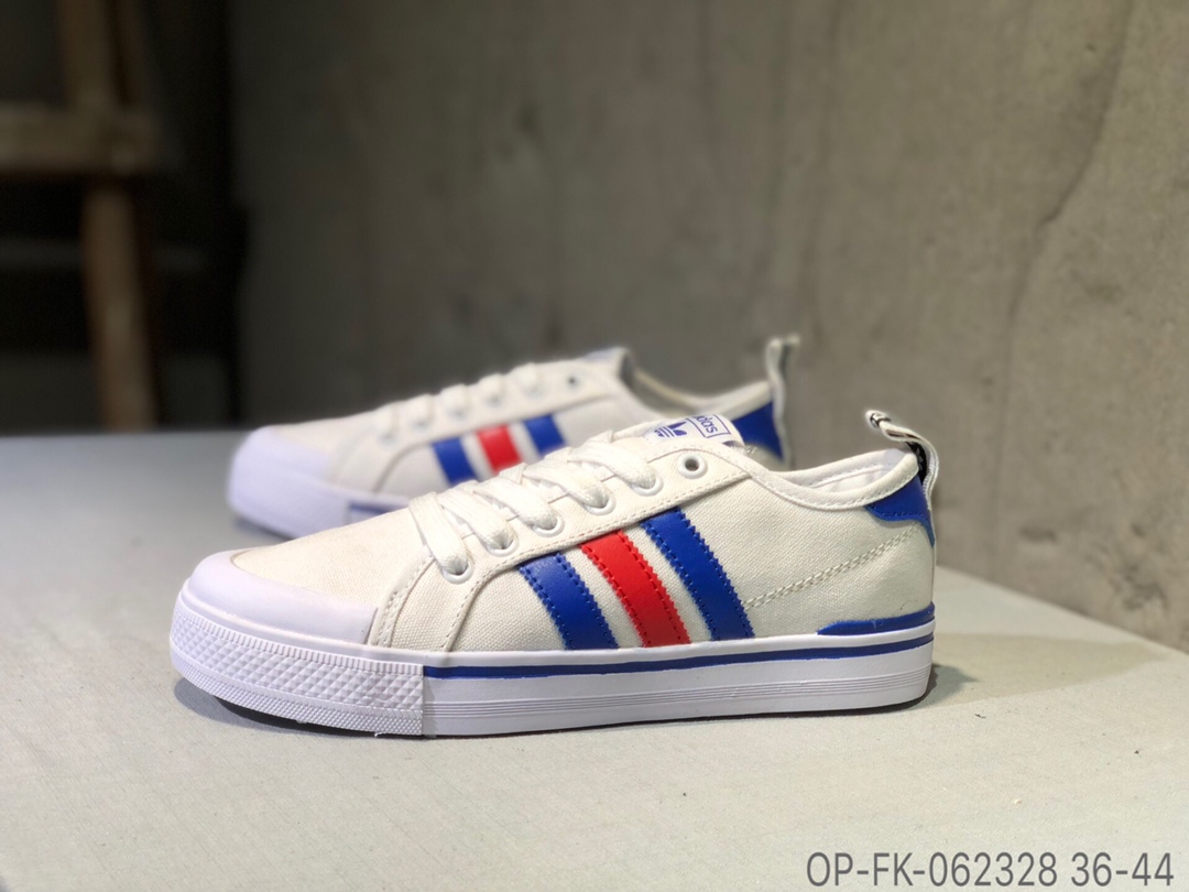 100Adidas Clementes 三叶草校园帆布鞋
