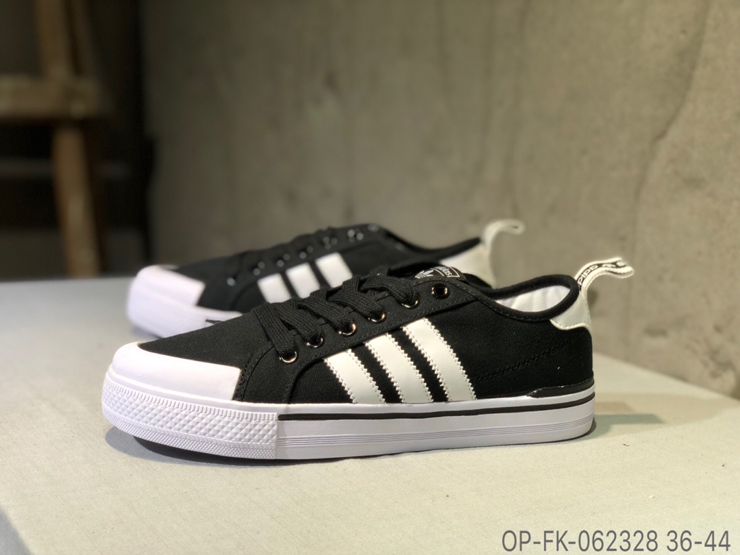100Adidas Clementes 三叶草校园帆布鞋