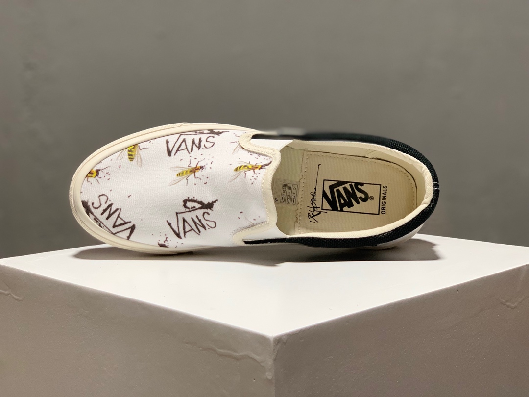 170Ralph Steadman x Vans Vault OG SlipOnLX万斯艺术家联名濒危动物图 联名款板鞋一脚蹬