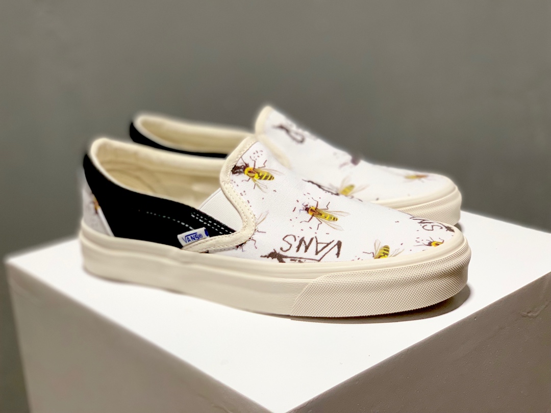 170Ralph Steadman x Vans Vault OG SlipOnLX万斯艺术家联名濒危动物图 联名款板鞋一脚蹬