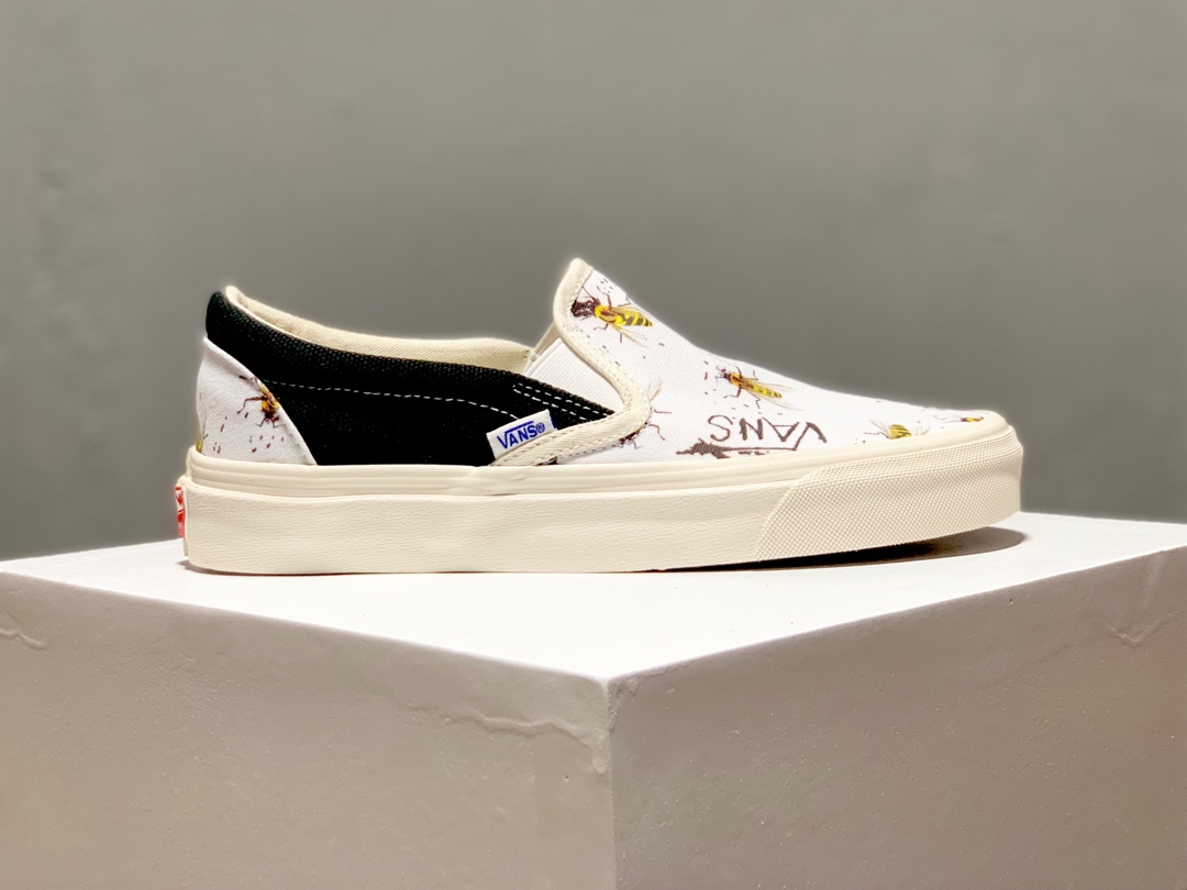 170Ralph Steadman x Vans Vault OG SlipOnLX万斯艺术家联名濒危动物图 联名款板鞋一脚蹬