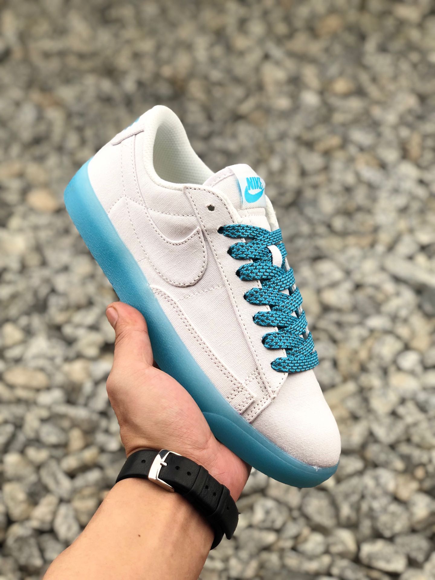 150耐克公司级Nike Blazer Low LTX 开拓者低帮 牛仔布休闲运动板鞋 AV9371-118