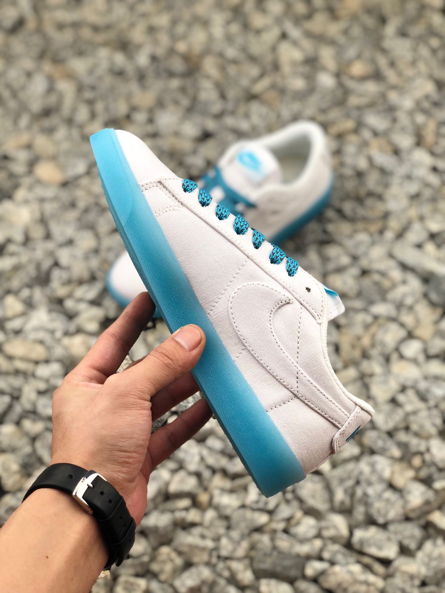 150耐克公司级Nike Blazer Low LTX 开拓者低帮 牛仔布休闲运动板鞋 AV9371-118