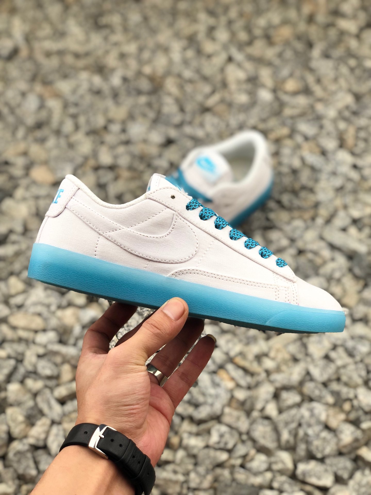 150耐克公司级Nike Blazer Low LTX 开拓者低帮 牛仔布休闲运动板鞋 AV9371-118