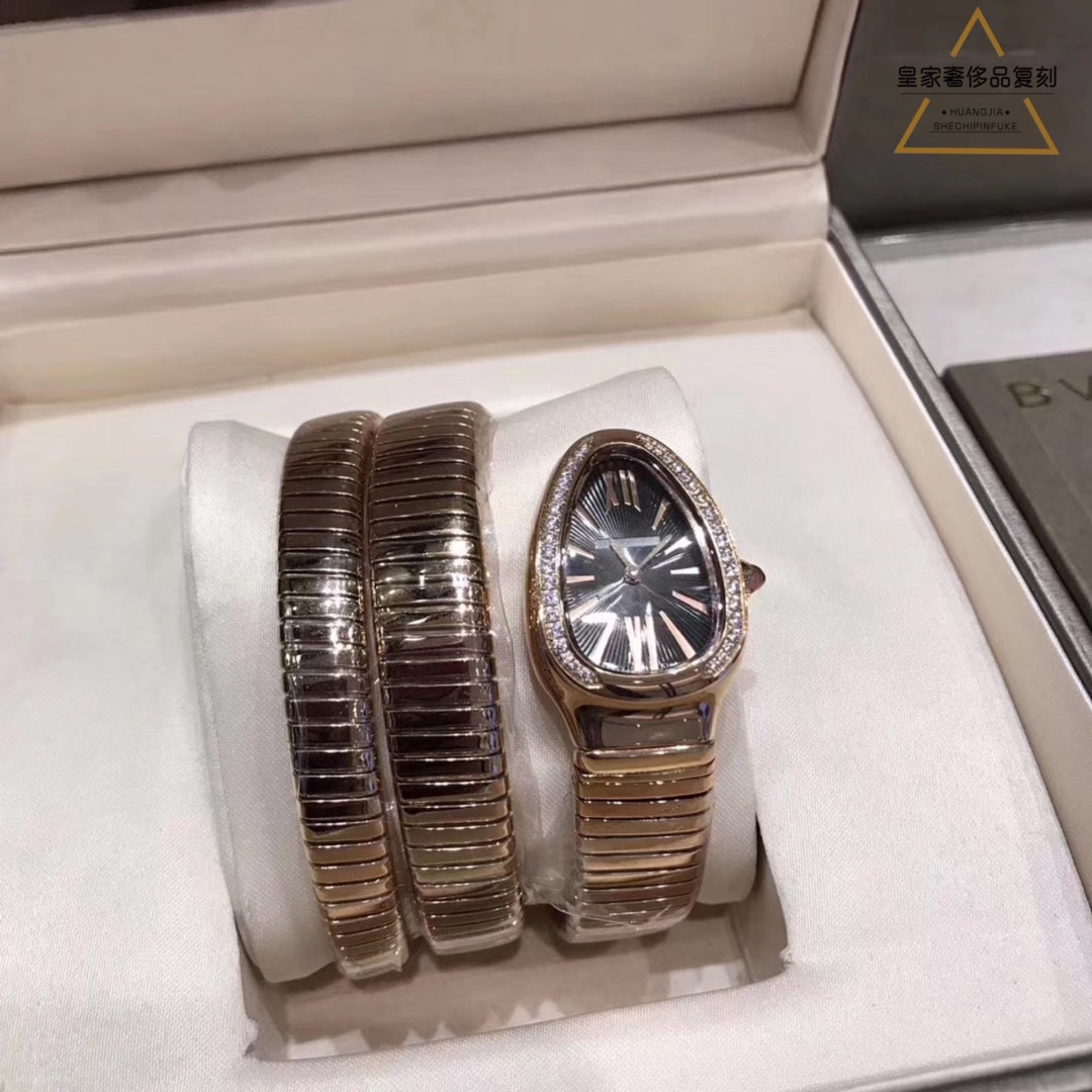 Bvlgari 宝格丽蛇形表带女款腕表