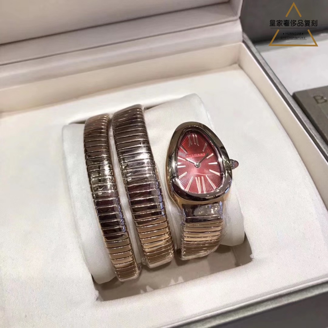 Bvlgari 宝格丽蛇形表带女款腕表