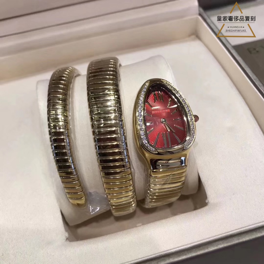 Bvlgari 宝格丽蛇形表带女款腕表