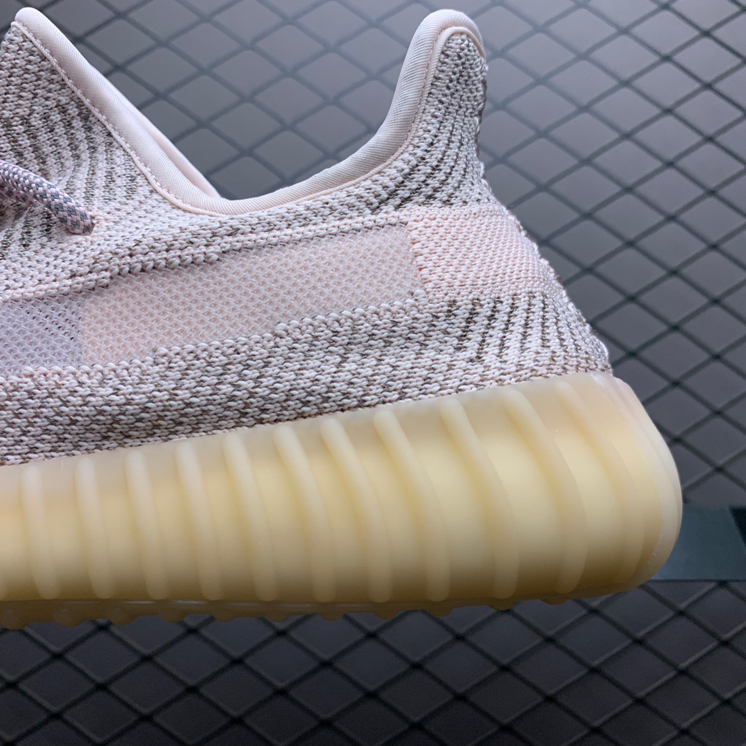 AD Adidas Yeezy Boost 350V2 Yeezy Silver Pink Reflective FV5666. Easily 4