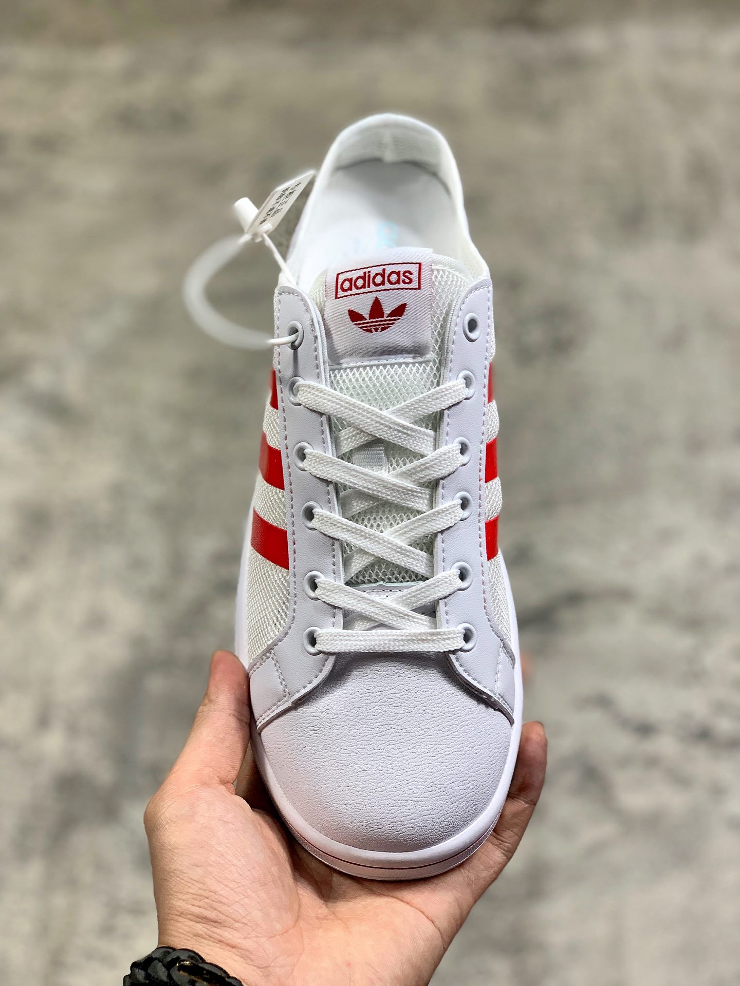 120阿迪夏季新款Daily Team三叶草网纱透气休闲男女子经典板鞋