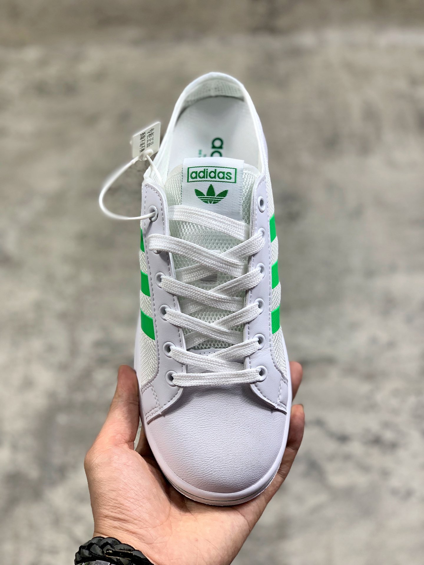 120阿迪夏季新款Daily Team三叶草网纱透气休闲男女子经典板鞋