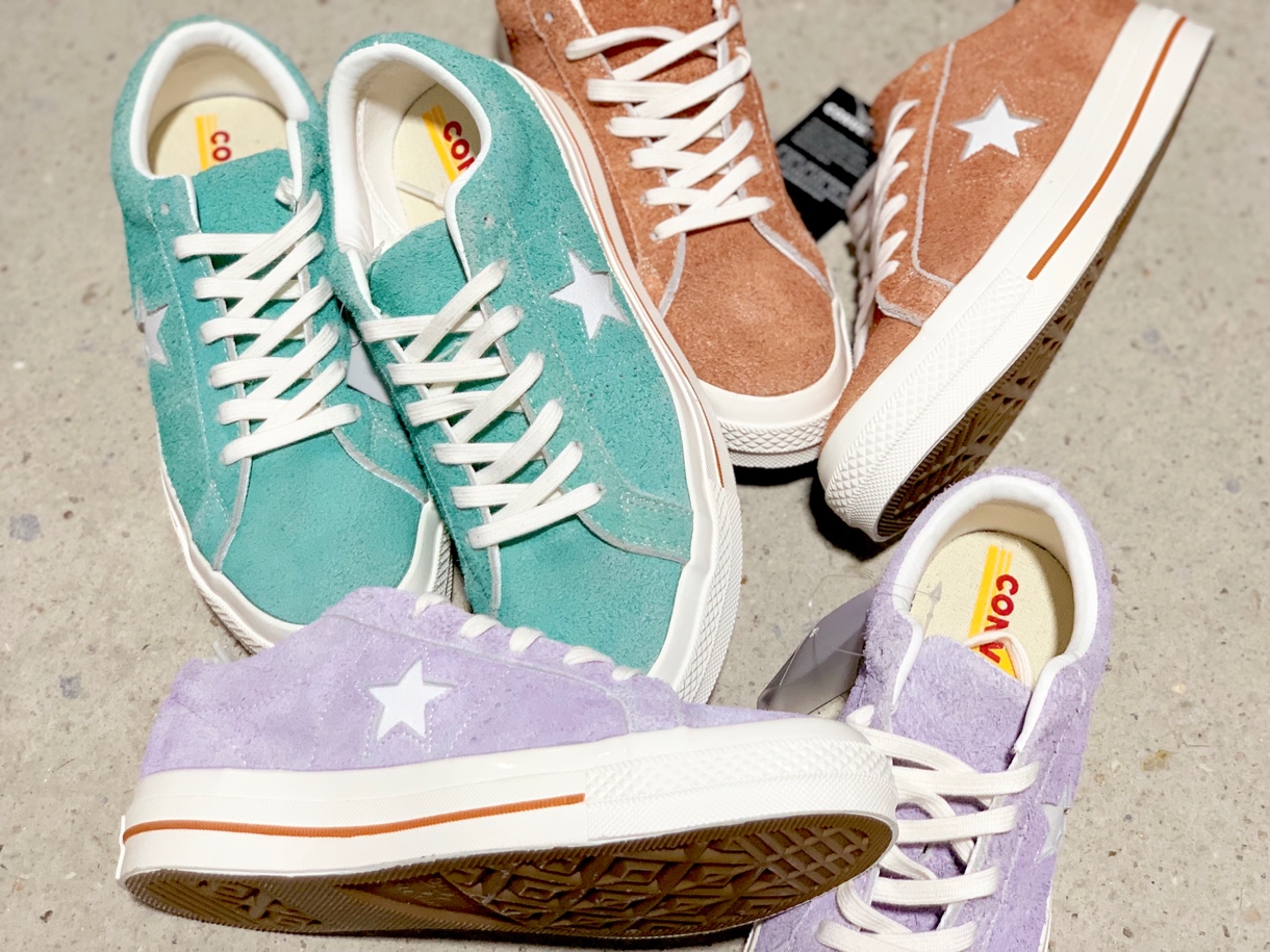 Converse One Star Cali 匡威磨毛一星低帮 三色