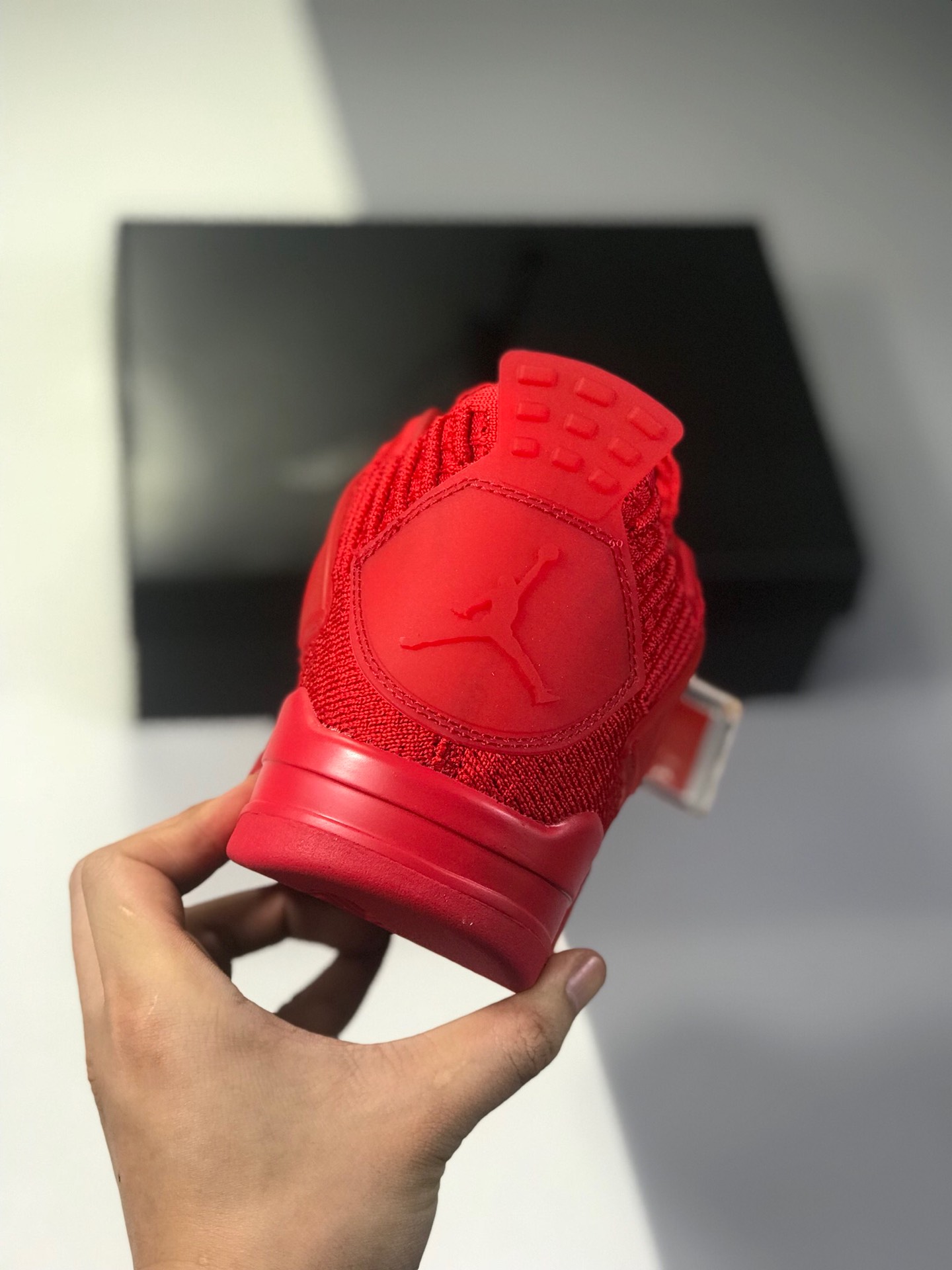 220莞产外贸订单 性价比版本Air Jordan 4 Flyknit ”Hyper Royal”果冻编织蓝 货号AQ3559-400全 Flyknit