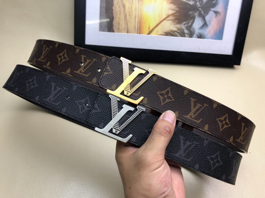 LV[正]原单品质经典花纹原版皮料面搭配原单精品扣精工制作细节看图实物拍摄高端奢华宽度4.0cm