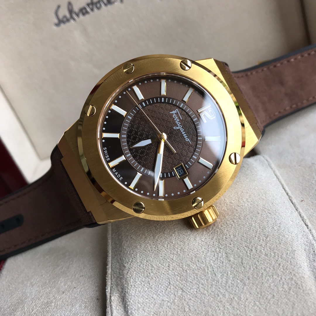Original Ferragamo F8 Flagship Watch with Swiss Stone Core and Sapphire Glass - 图片 9