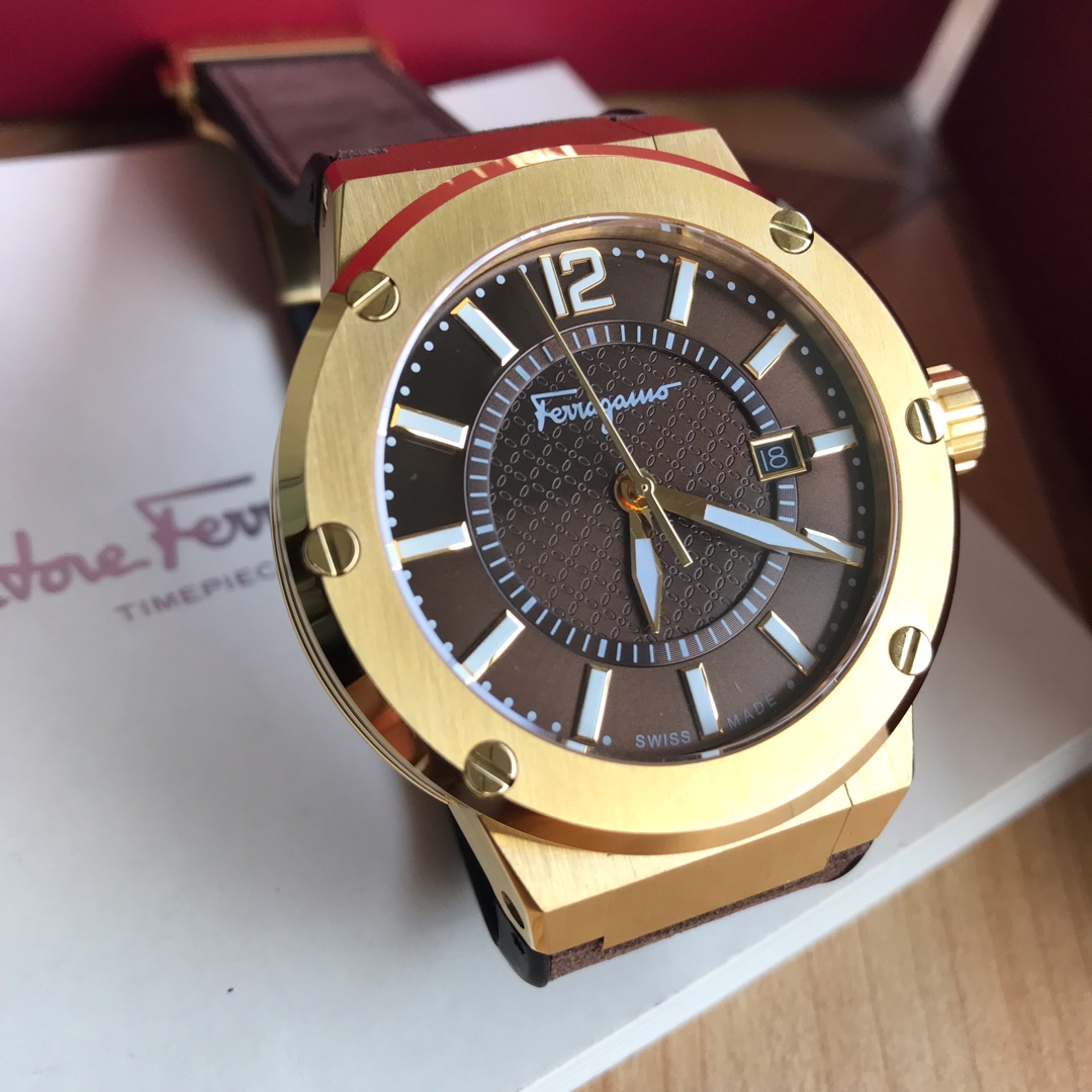 Original Ferragamo F8 Flagship Watch with Swiss Stone Core and Sapphire Glass - 图片 7