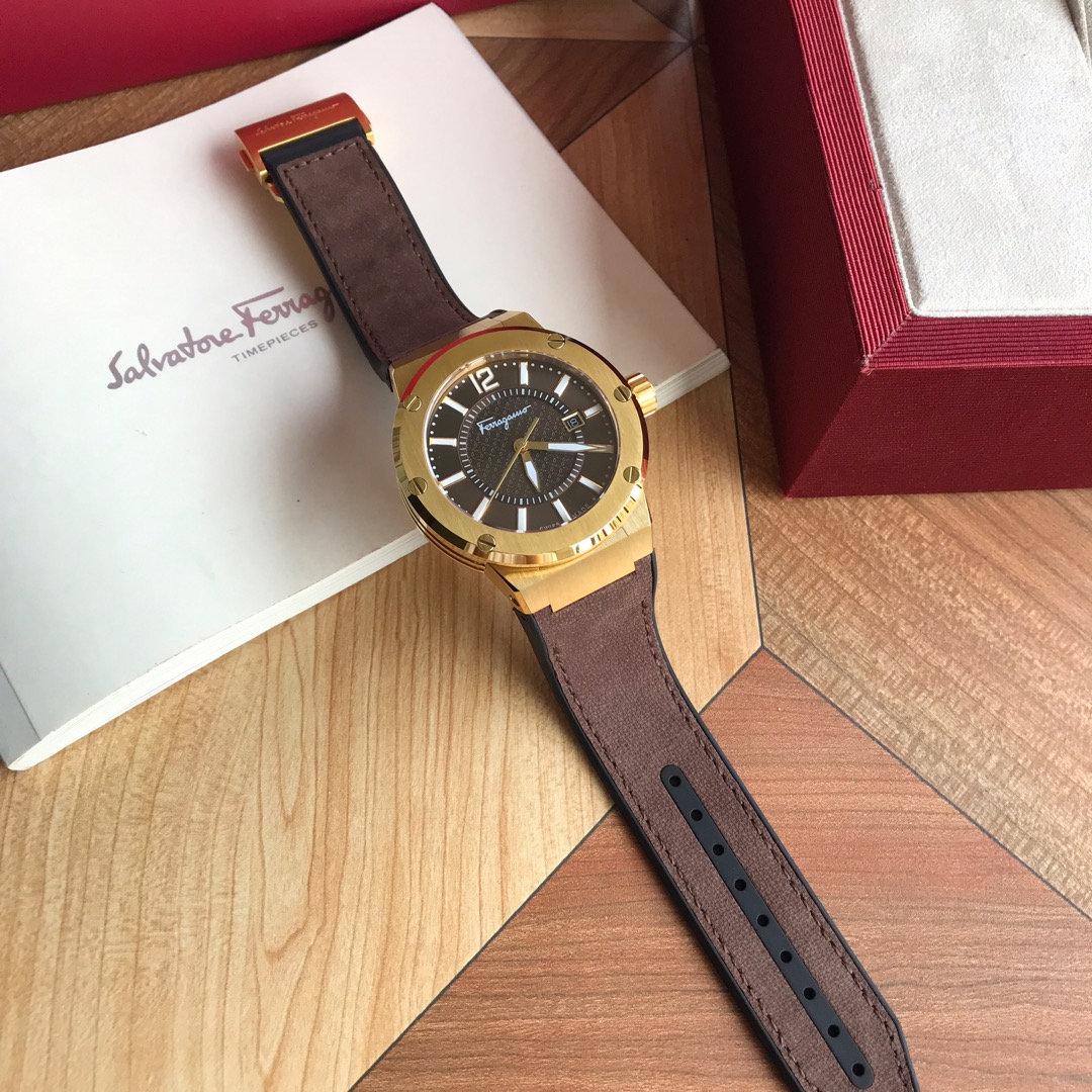 Original Ferragamo F8 Flagship Watch with Swiss Stone Core and Sapphire Glass - 图片 5