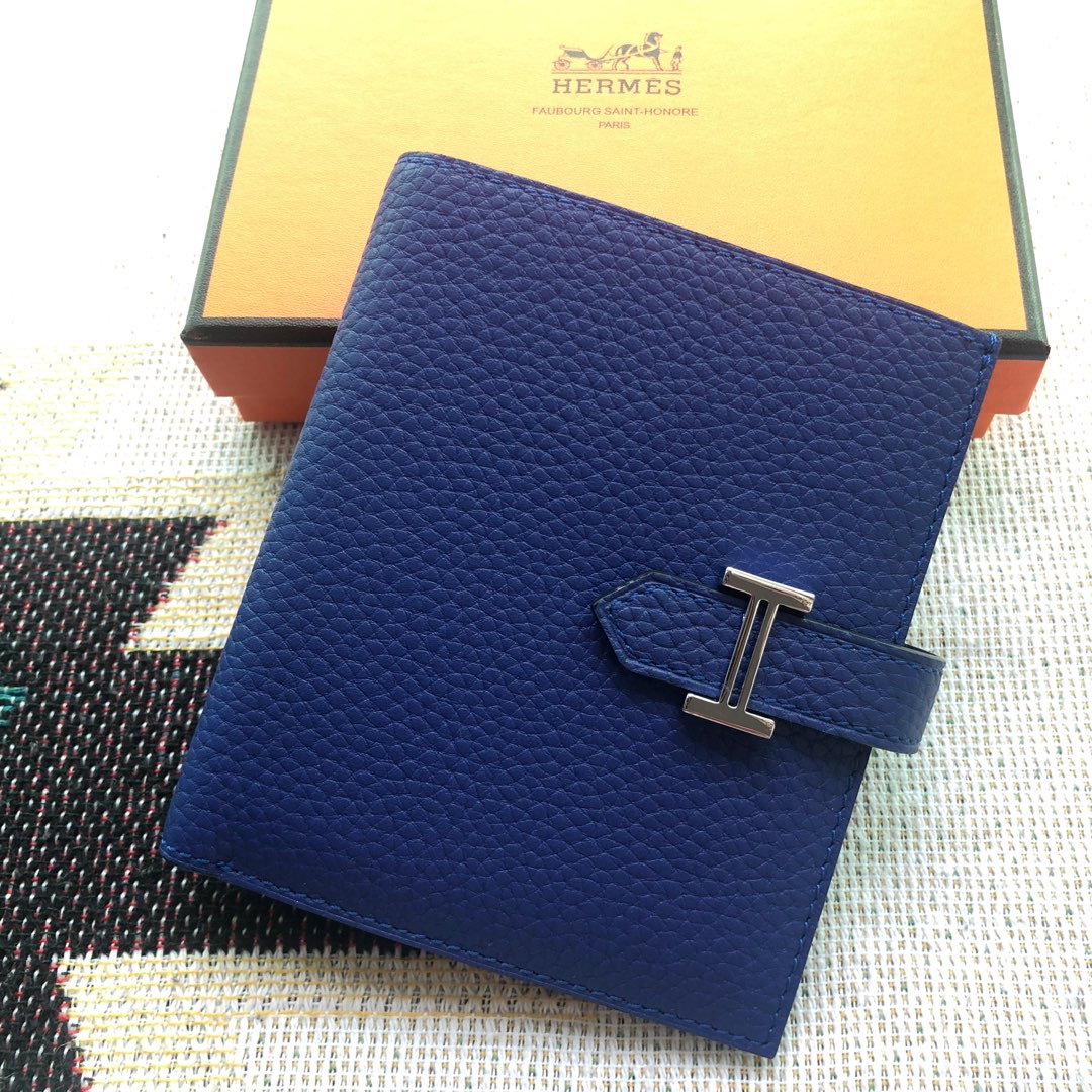 Hermes Azul Hardware Prata Colecção de Verão