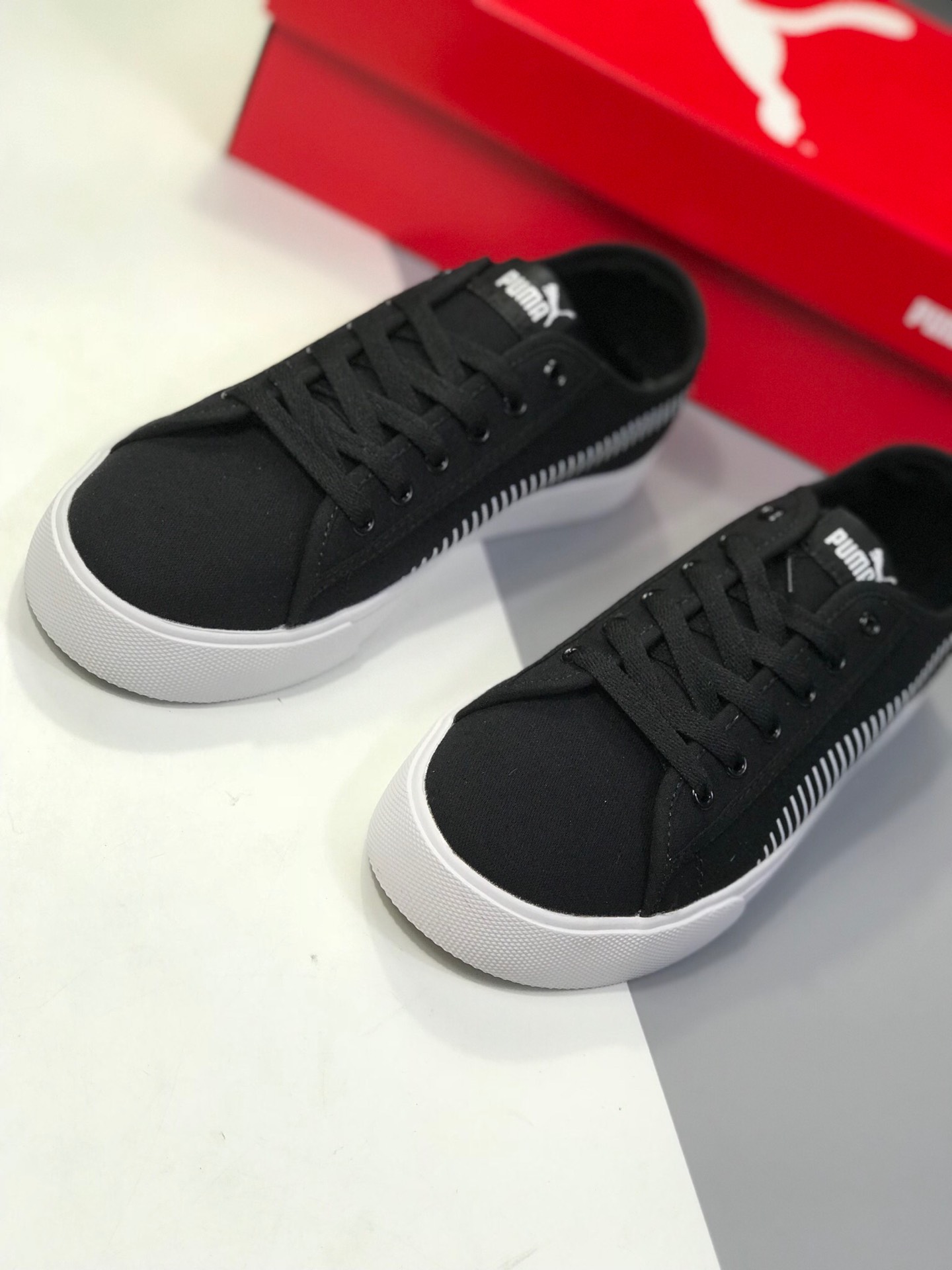 120高品质 真标原盒 Puma彪马 Bari 2019夏季新款男女情侣休闲帆布鞋