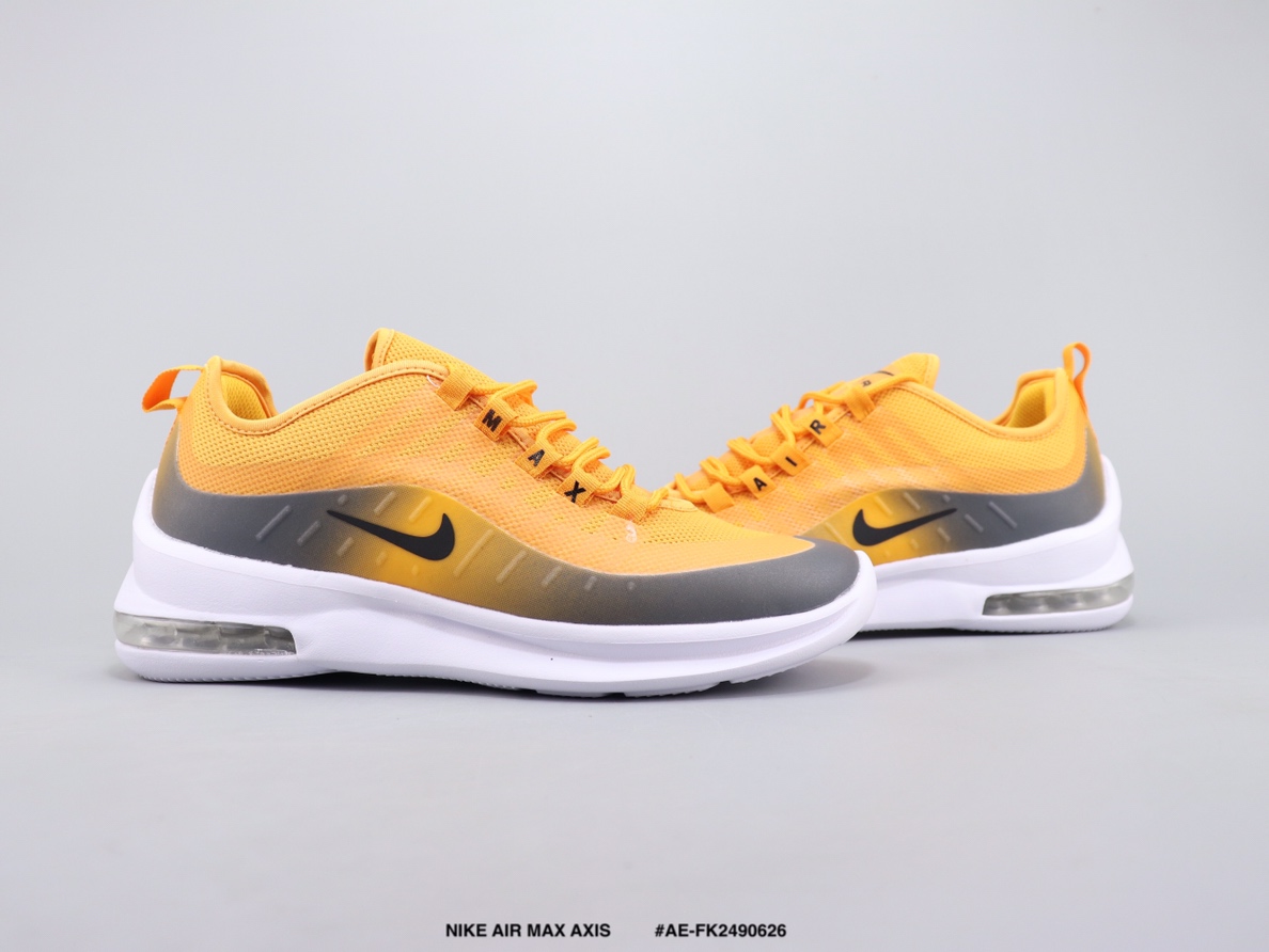 130 NIKE AIR MAX AXIS 耐克气垫缓震跑步鞋 织物材质 真标带半码 AE-FK2490626