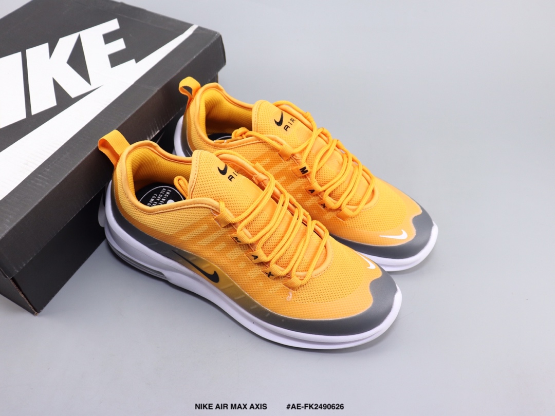 130 NIKE AIR MAX AXIS 耐克气垫缓震跑步鞋 织物材质 真标带半码 AE-FK2490626