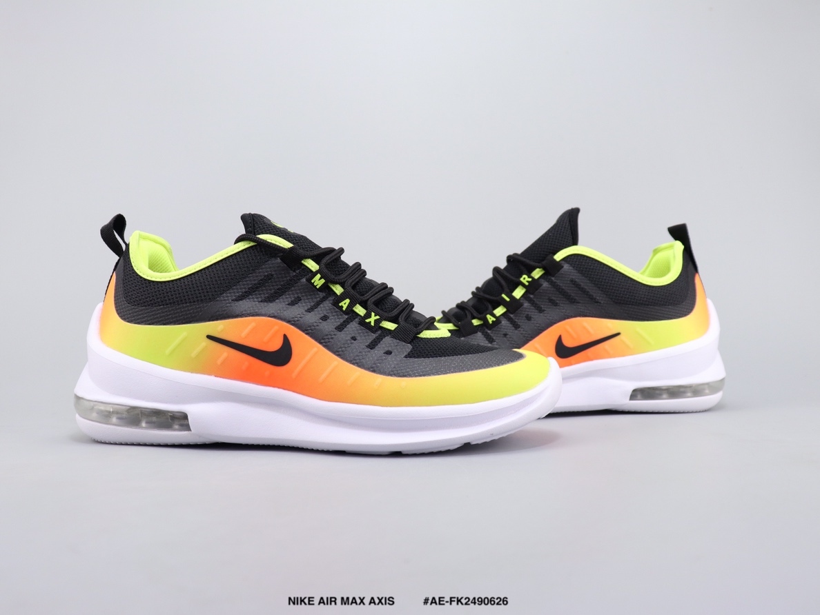 130 NIKE AIR MAX AXIS 耐克气垫缓震跑步鞋 织物材质 真标带半码 AE-FK2490626