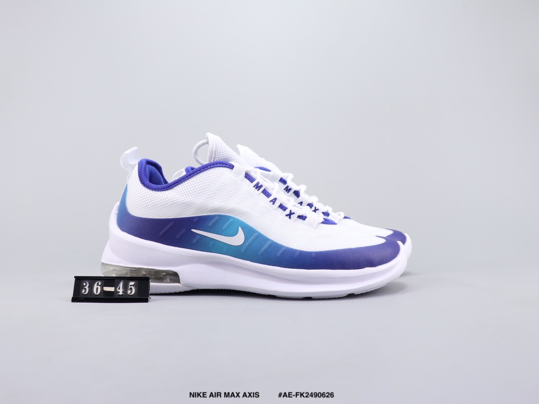 130 NIKE AIR MAX AXIS 耐克气垫缓震跑步鞋 织物材质 真标带半码