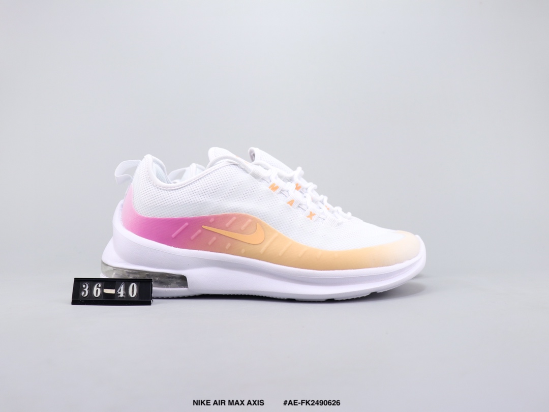 130 NIKE AIR MAX AXIS 耐克气垫缓震跑步鞋 织物材质 真标带半码