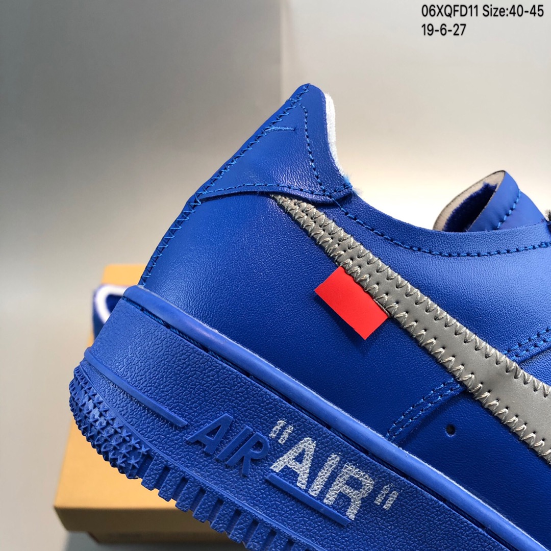 180OFF-WHITE x Nike Air Force 1 LOW VIRGIL OW AF1空军 头层皮鞋面，生胶耐磨鞋底