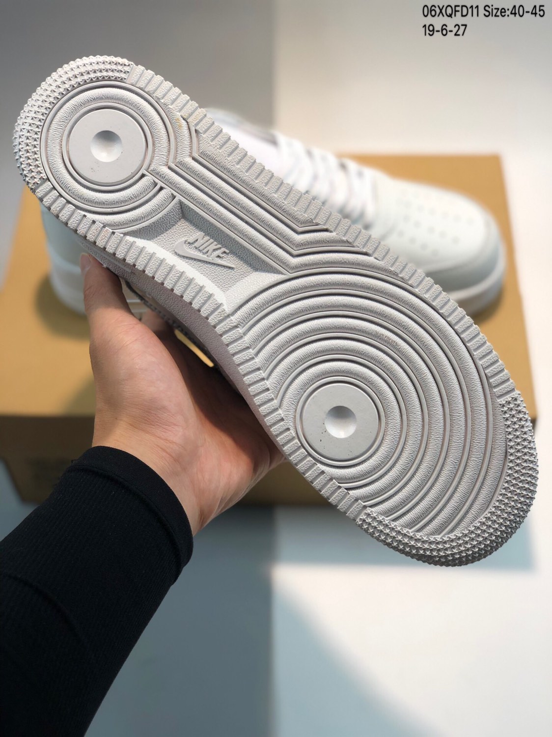 180爆款！OFF-WHITE x Nike Air Force 1 LOW VIRGIL OW AF1空军 头层皮鞋面，生胶耐磨鞋底
