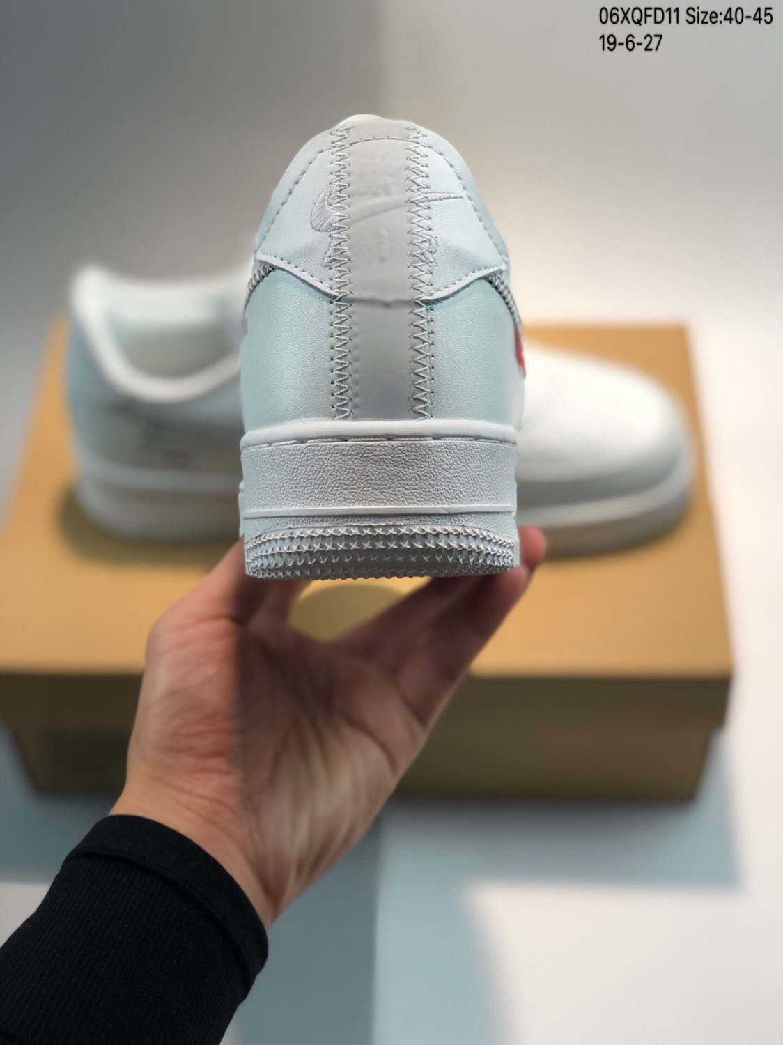 180爆款！OFF-WHITE x Nike Air Force 1 LOW VIRGIL OW AF1空军 头层皮鞋面，生胶耐磨鞋底