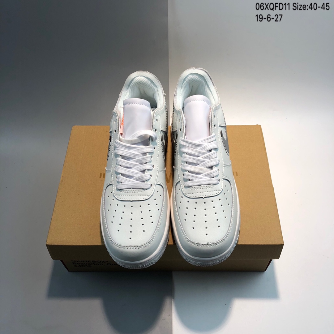 180爆款！OFF-WHITE x Nike Air Force 1 LOW VIRGIL OW AF1空军 头层皮鞋面，生胶耐磨鞋底
